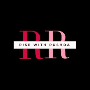 Rise with Rushda Logo