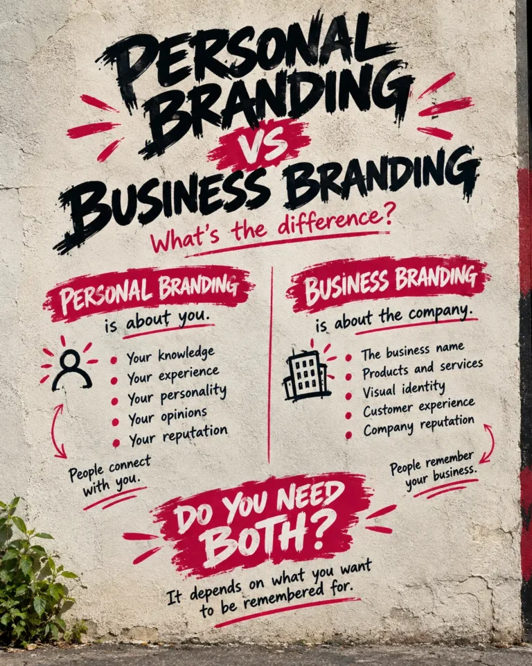 Personal Branding vs Business Branding What Is the Difference