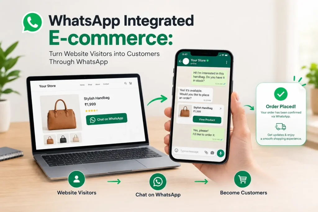 WhatsApp Integrated E-commerce A Smarter Way to Connect Websites and Customers