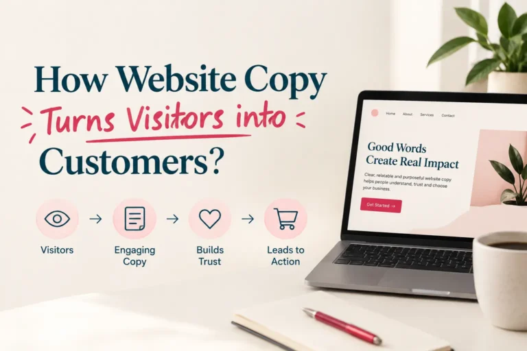 How Website Copy Turns Visitors into Customers